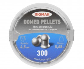 Пули пневматические Люман "Domed pellets" 0,68гр. 4,5мм (300шт.)